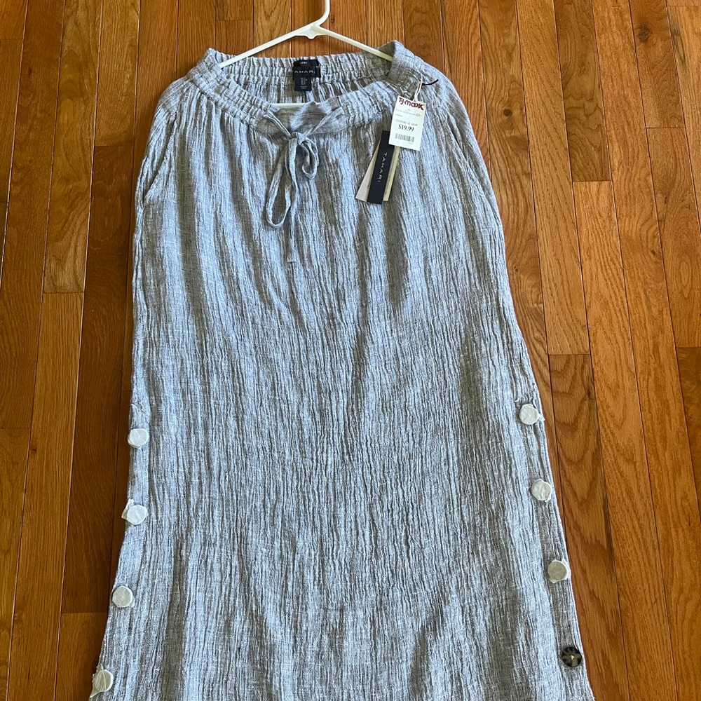 Tahari Light Blue Maxi Skirt